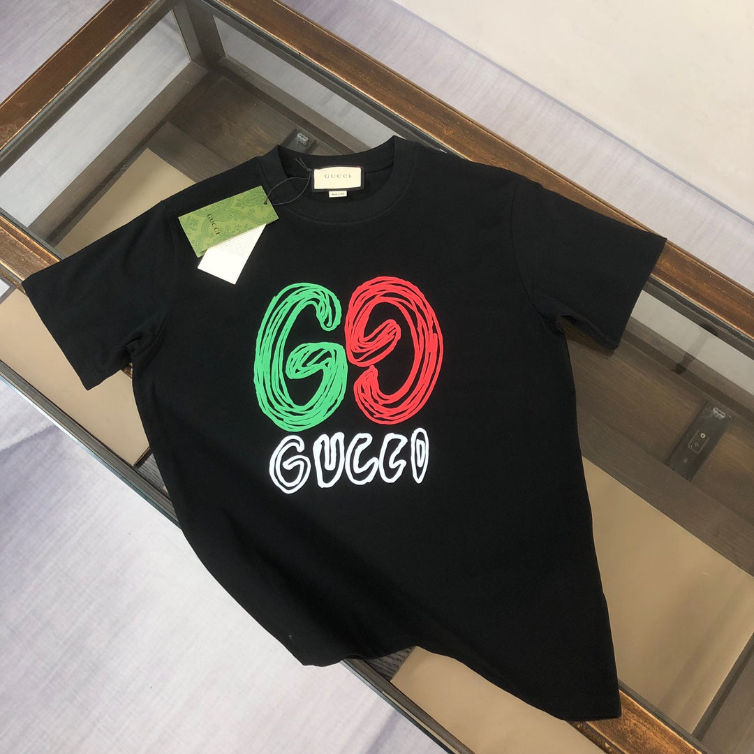 Red Green Print T Shirt