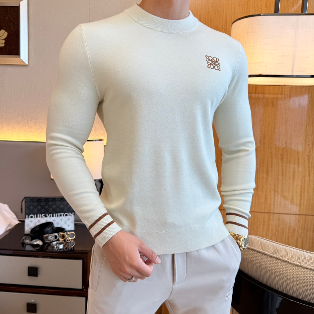 Cashmere long-sleeved T-shirt-4